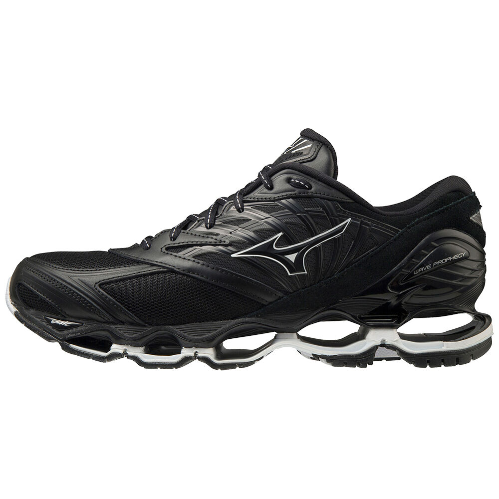 Tenis Mizuno Wave Prophecy LS Kuro Para Hombre Negros/Blancos 5970248-FU